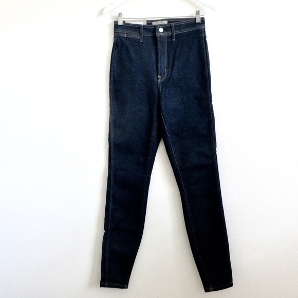 NEW! Everlane The Way High Skinny Jean Dark Indigo SZ 27 Regular - Picture 7 of 14